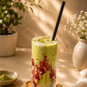 Çilekli Matcha